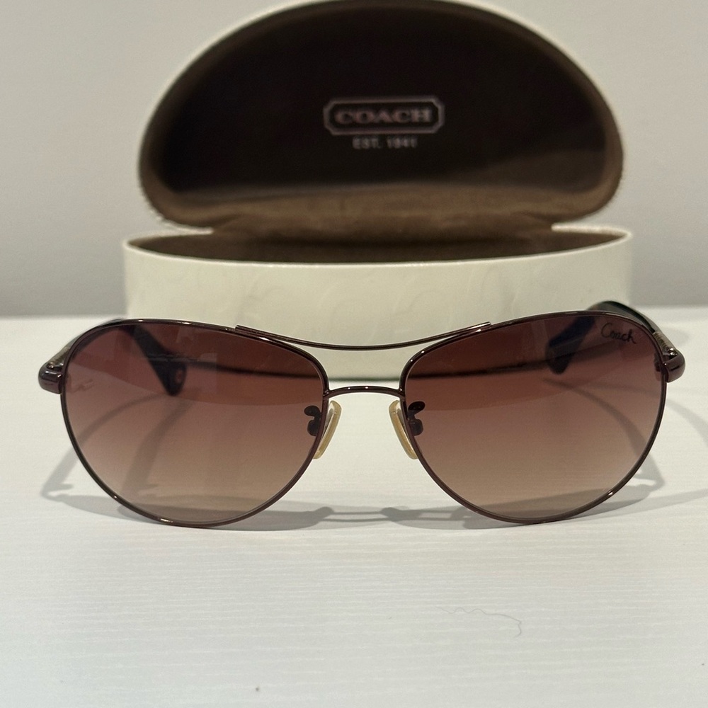 Coach Allegra (S567) Brown Gradient Sunglasses with Original Case